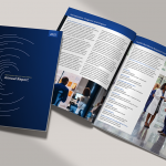 2025 Health Workforce Research Center Annual Report Cover and interior spread