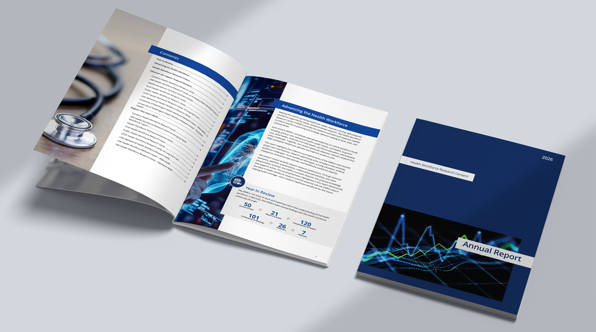 Image of the cover and first two pages of report